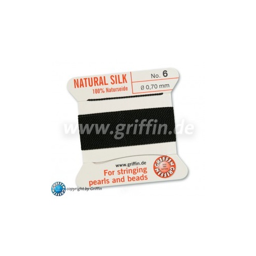 Griffin Bead Cord Black #6