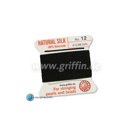 Griffin Bead Cord Black #12