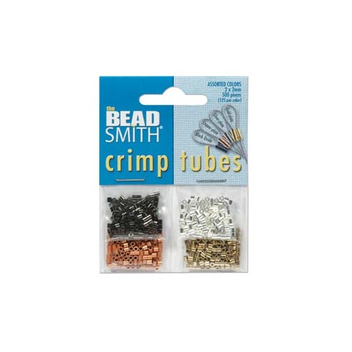 Assorted Crimps Tube 2mm x 2mm