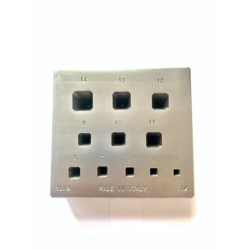 Setting Plate Square Chamfer + Punch