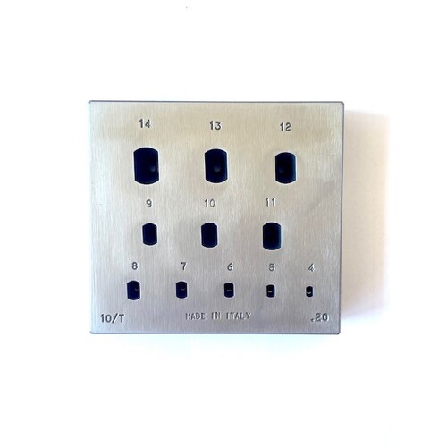 Setting Plate Rectangle Swelling + Punch