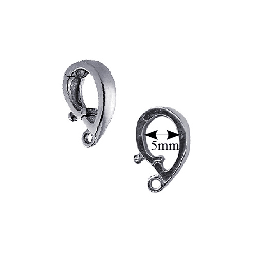 S/S Pearl Enhancer Clasp 5mm