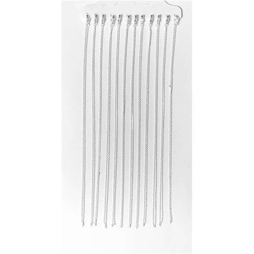 Display Chain Trace Silver Plated