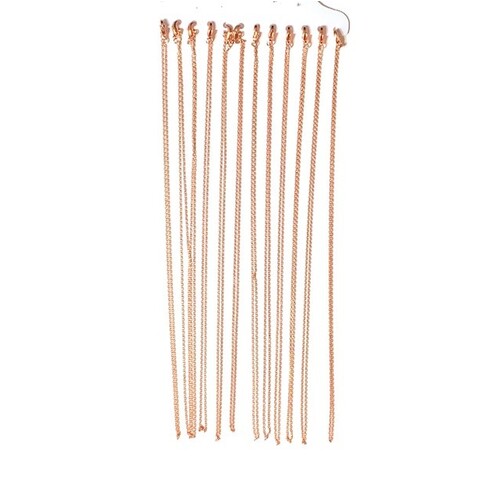 Display Chain Trace Rose Plated