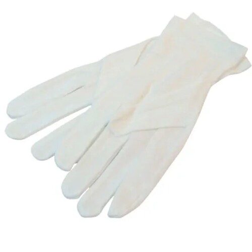 White Cloth Gloves 1PR