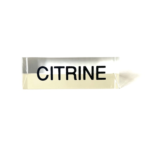 Acrylic Sign Citrine