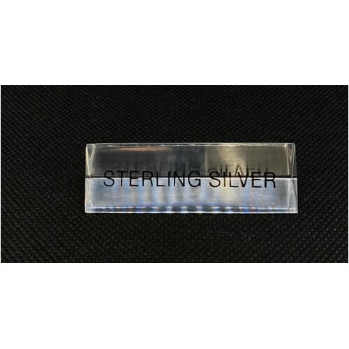 Acrylic Sign Sterling Silver