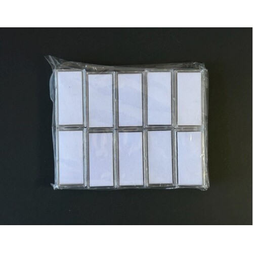Gem Pod Rectangle Long 10PK