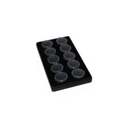 Plastic Gemcase RND 10pce BL