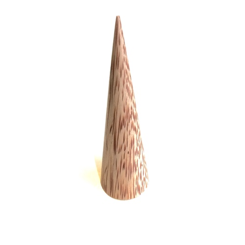 Ring Cone Wood Spotted Large