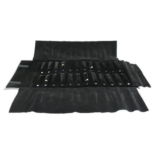Travel Ring Roll Black Flock