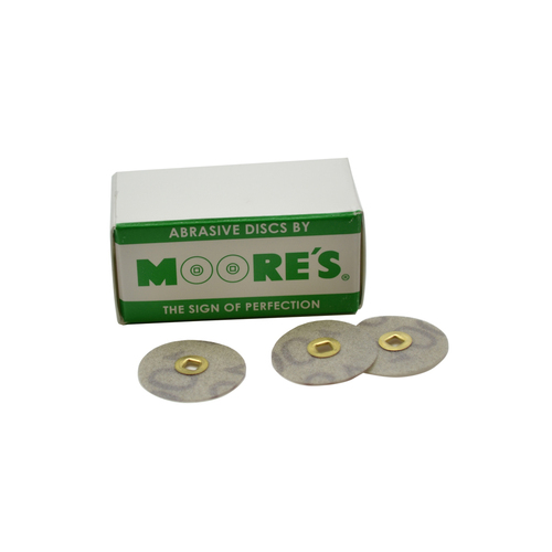 Moores Disc Garnet Plastic 5/8" (15mm) Fine
