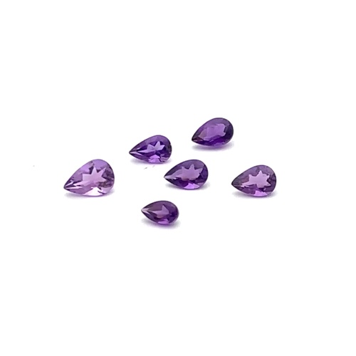 Amethyst Pear Stone 8x5mm