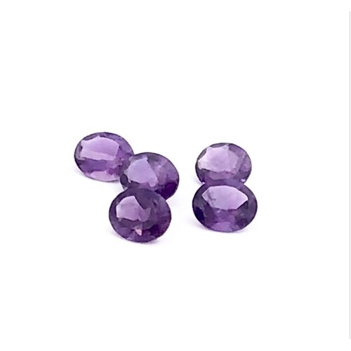 Amethyst Oval Stone 11 x 9mm