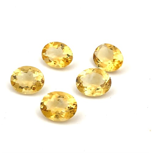 Citrine Oval Stone 11 x 9mm