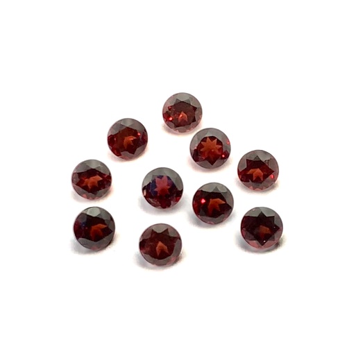 Garnet Round Stone 4mm