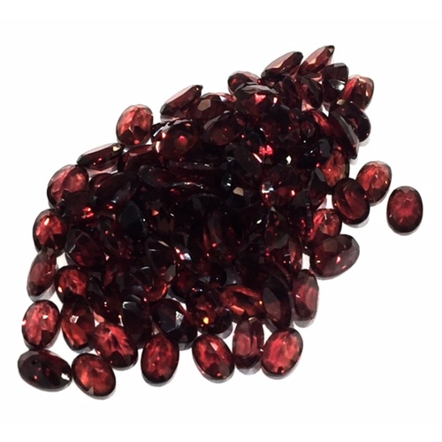 Garnet Oval Stone 7x5mm