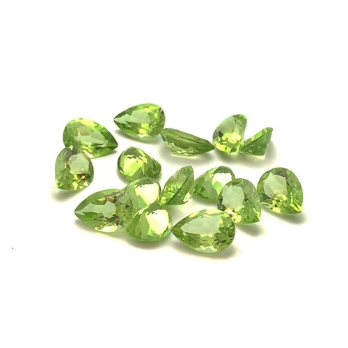 Peridot Pear 7x5mm