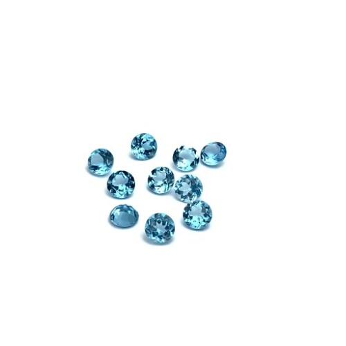 Swiss Blue Topaz Round 5.5mm