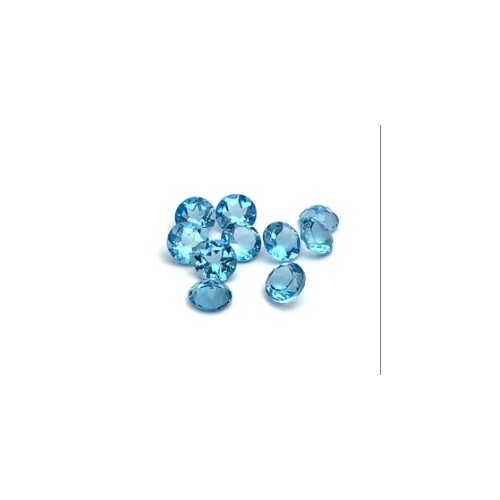 Swiss Blue Topaz Round 8mm