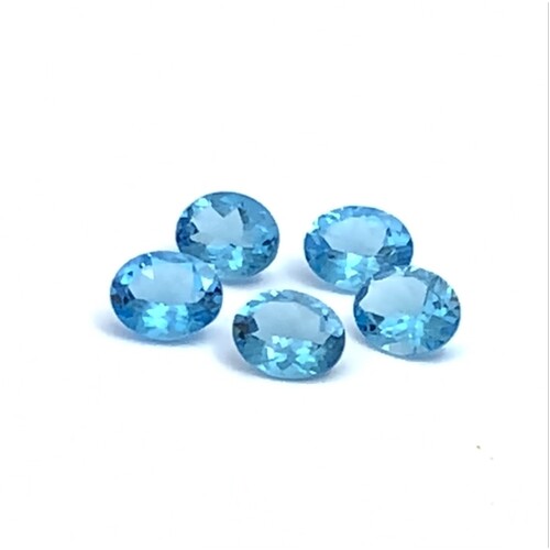 Swiss Blue Topaz Oval 11 x 9mm