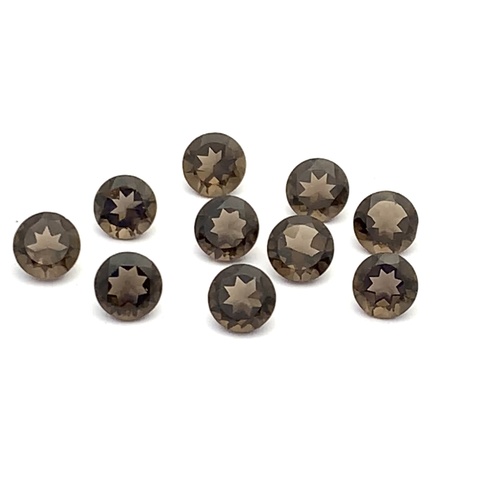 Smoky Quartz Round Stone 6mm