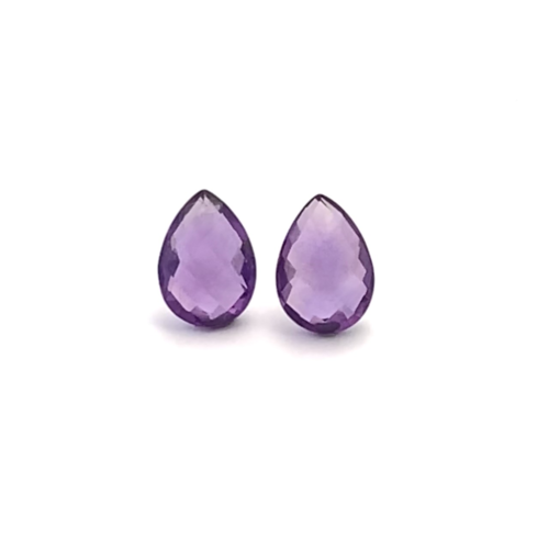 Amethyst Briolette Pear