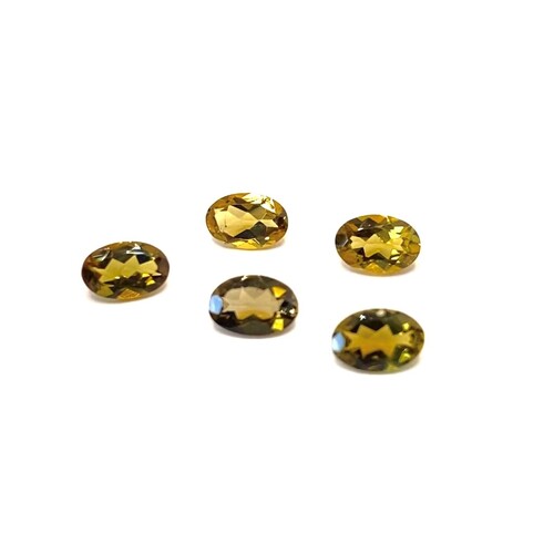 Tourmaline Yellow Brown Ov 6x4