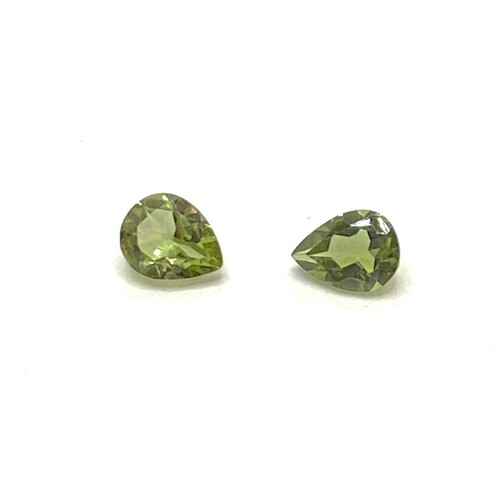 Tourmaline Mid Green Pear 5x4