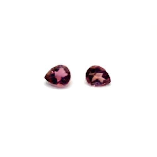 Tourmaline Purple Pear 5x4