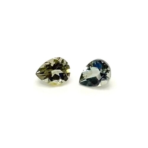 Tourmaline Mint Green Pear 5x4