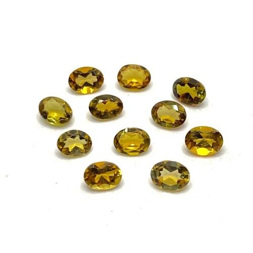 Tourmaline Yellow/Orange/Brown Ov 4x3
