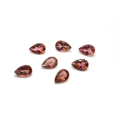 Tourmaline Purple Pink Pear 6x4