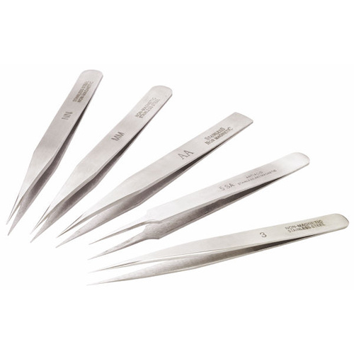 Tweezer Set of 5 SS/AA/3/4/5